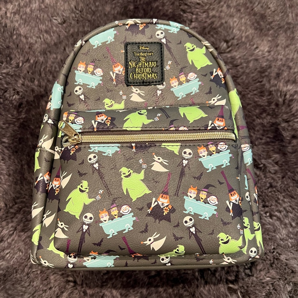 NWT Hot Topic The Nightmare Before Christmas Characters Mini Backpack
